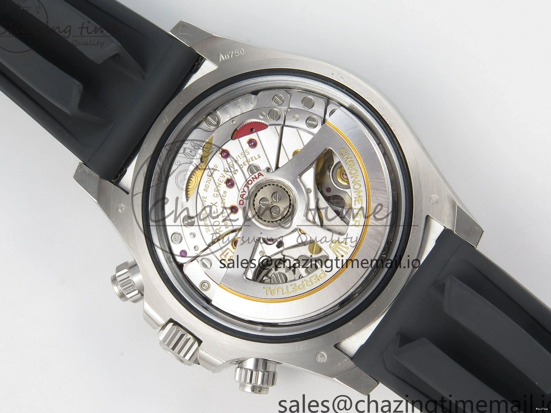 MiroTime 0122 Daytona 126519 VSF 1:1 Best Edition Black Silver Lume Dial on Oysterflex Strap VS4131 V2 (Weighted) DailyWear 324